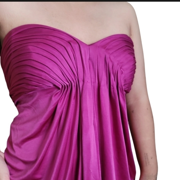 BCBG Maxazria Strapless Tube Top Size Small in Pink - Picture 2 of 7
